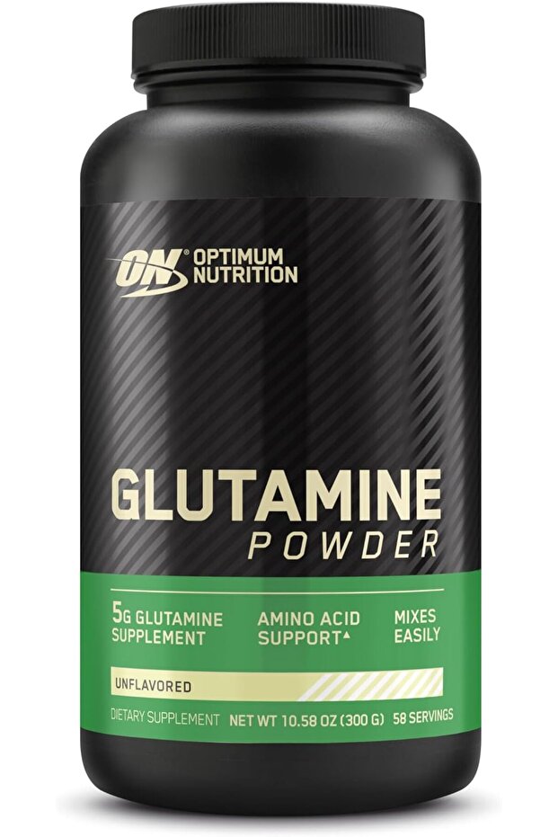 L-Glutamine Muscle Recovery Powder, 300g, Unflavored, 58 Servings