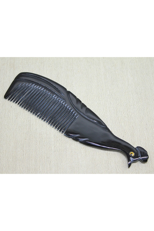 Peacock Bone Comb - 1