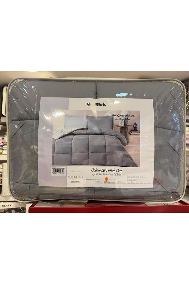 طقم سرير فردي من رانفورس باللون الرمادي الداكن - 4