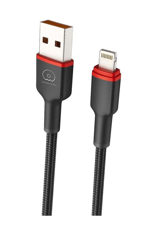 كابل شحن فائق السرعة من USB-A إلى Lightning لأجهزة iPhone PD، بطول 1 متر، أسود