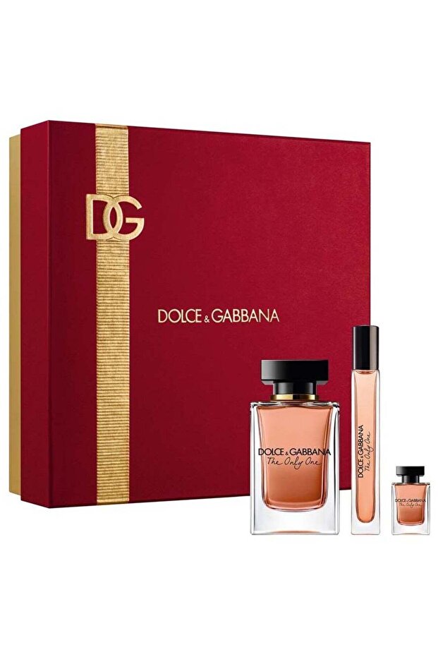 مجموعة دولتشي آند غابانا ذا أونلي ون (عطر أو دو بارفان 100 مل + عطر أو دو بارفان 10 مل + عطر أو دو بارفان 5 مل)