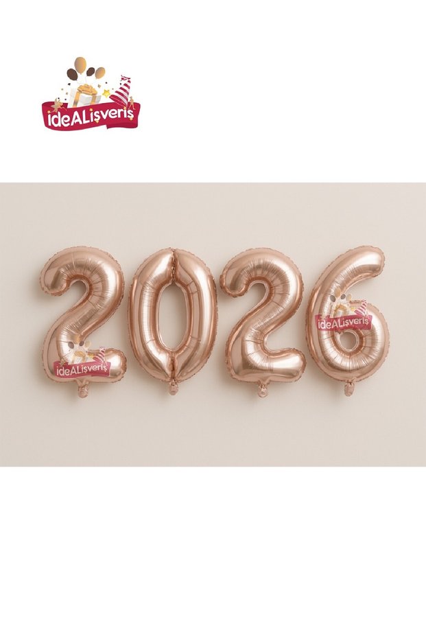 New Year Large 2026 Foil Balloons 34 Inch Happy New Year Decorations New Year's Eve Party Supplies