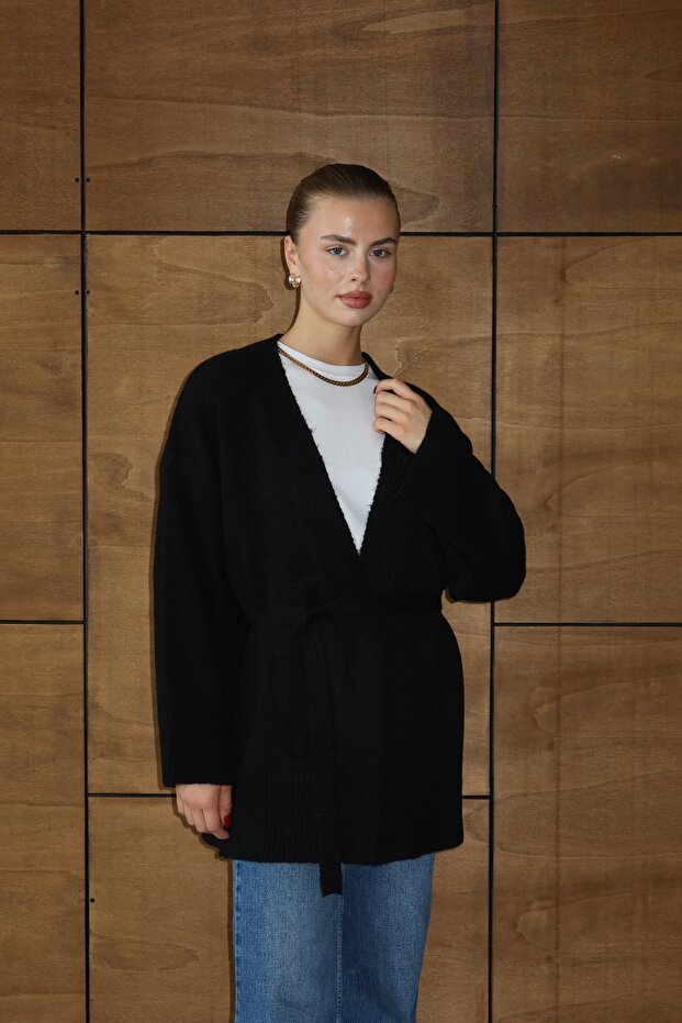 25005 Women's Kimono Cardigan with Belt