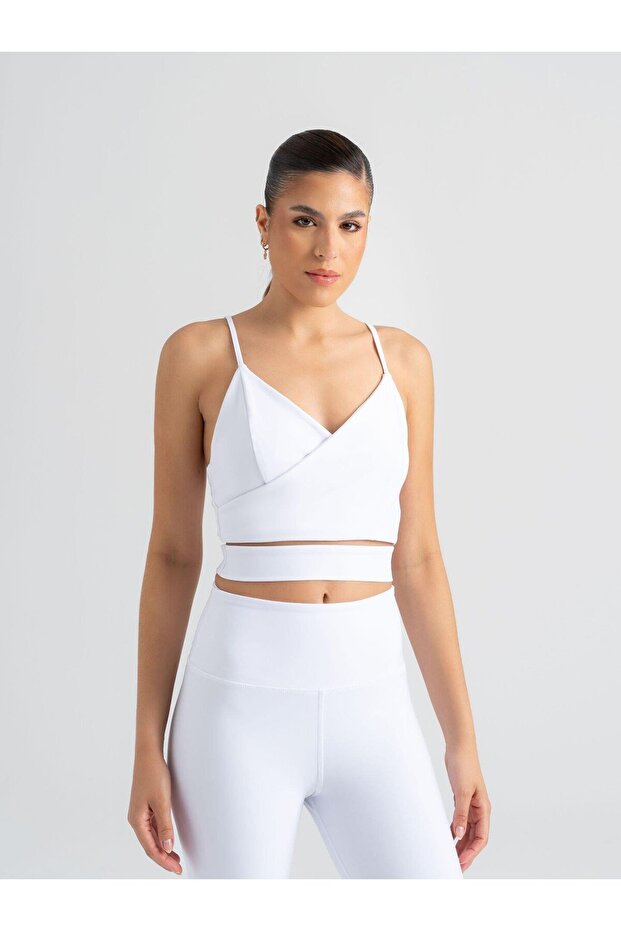 Kadın Beyaz Knot Büstiyer - 4