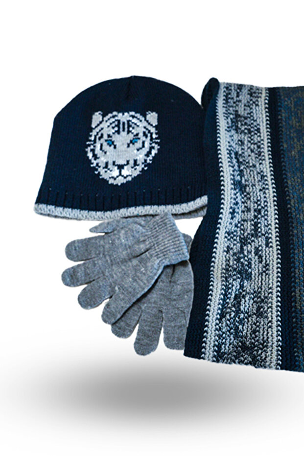 Hat, Scarf, Gloves Set - 3