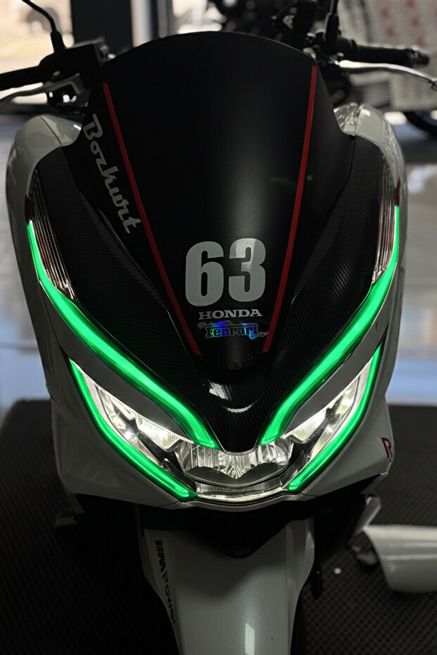 Headlight Film Headlight Design Sticker Set for Honda Pcx (Compatible with 2018-2019-2020 Years)