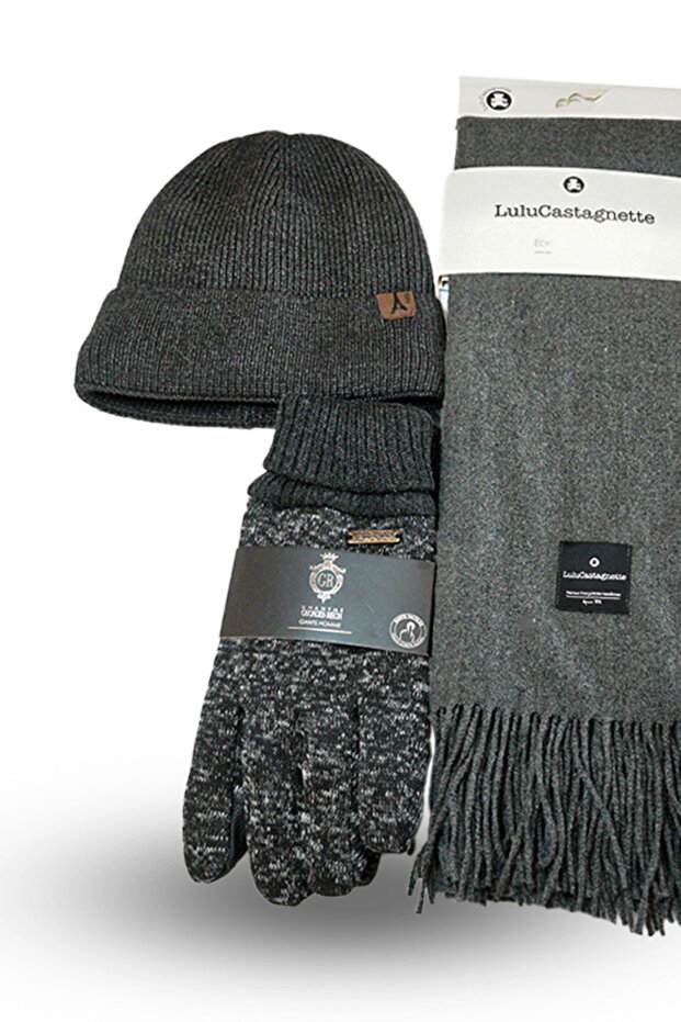 Hat, Scarf, Gloves Set - 3