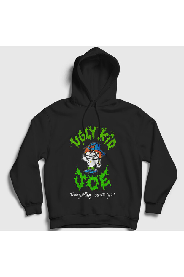 Unisex Black Everything about You Ugly Kid Joe Hooded Sweatshirt 581642Tt