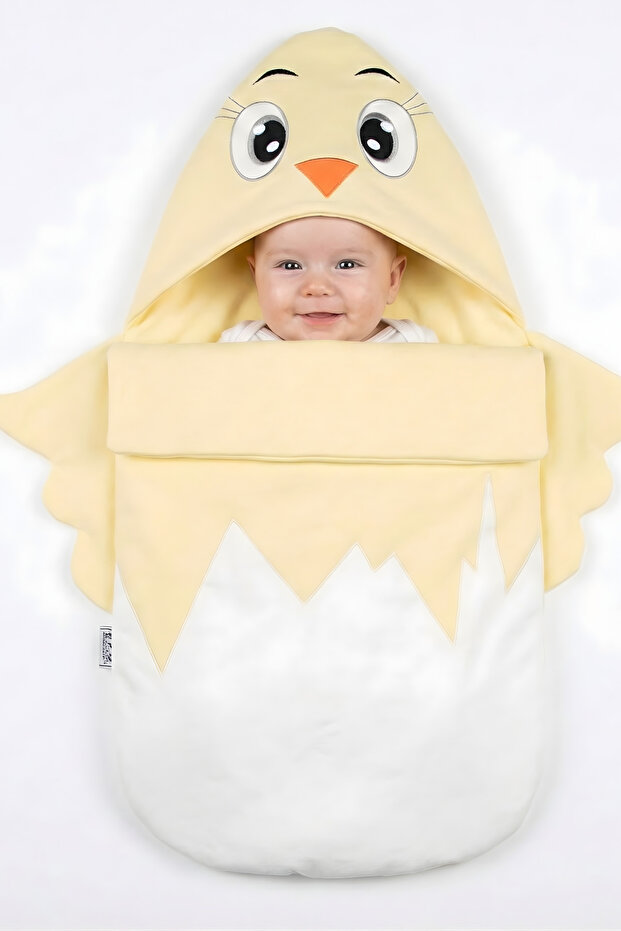 Baby Swaddle with Chick Pattern