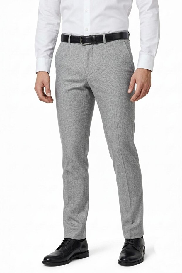 Men's Regular Fit Fabric Trousers Lycra Fabric Bgl-St05032