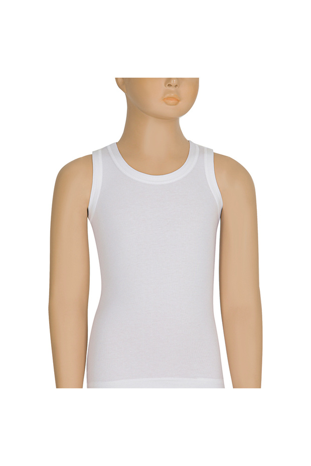 قميص داخلي للأولاد من الإيلاستان، عبوة من 3 قطع - 1