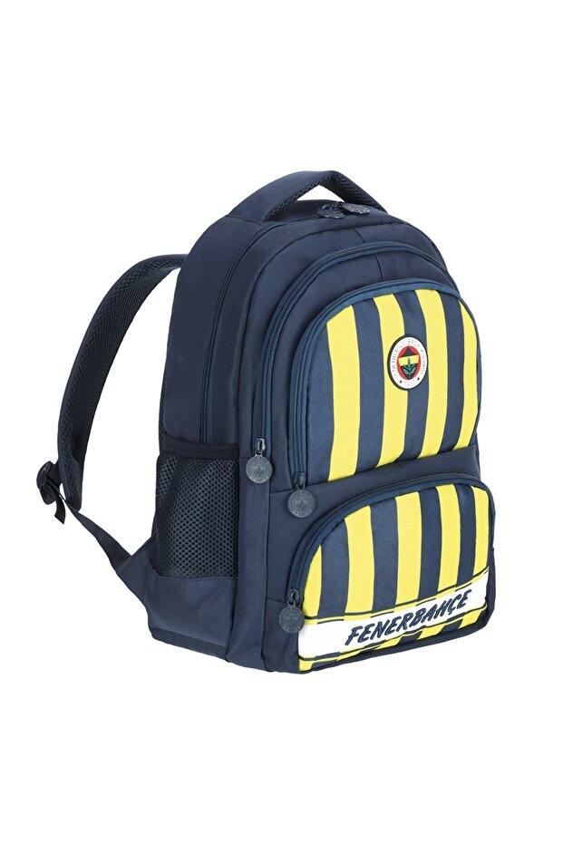 Licensed Cartoon Patterned Compartmented Zippered School Backpack - 3