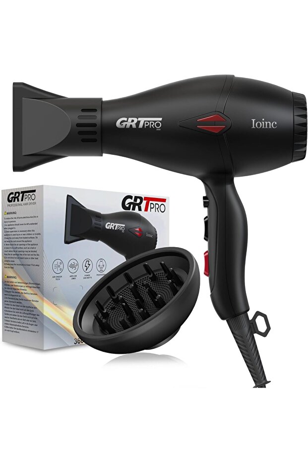 Professional Hair Dryer 2400W Ionic Hairdryer