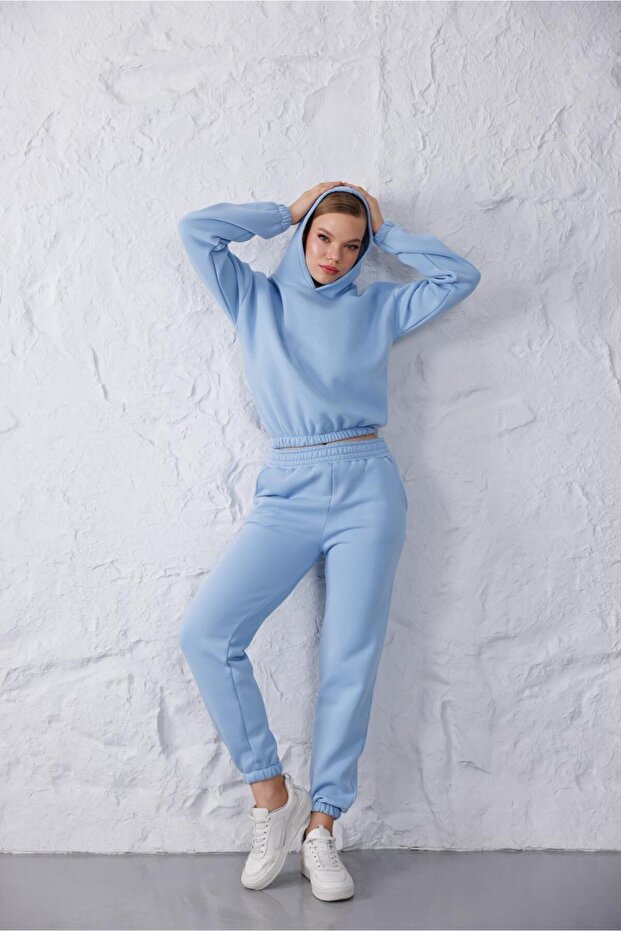 Women's 3-Ply Tracksuit Ka Hooded Ebe Blue