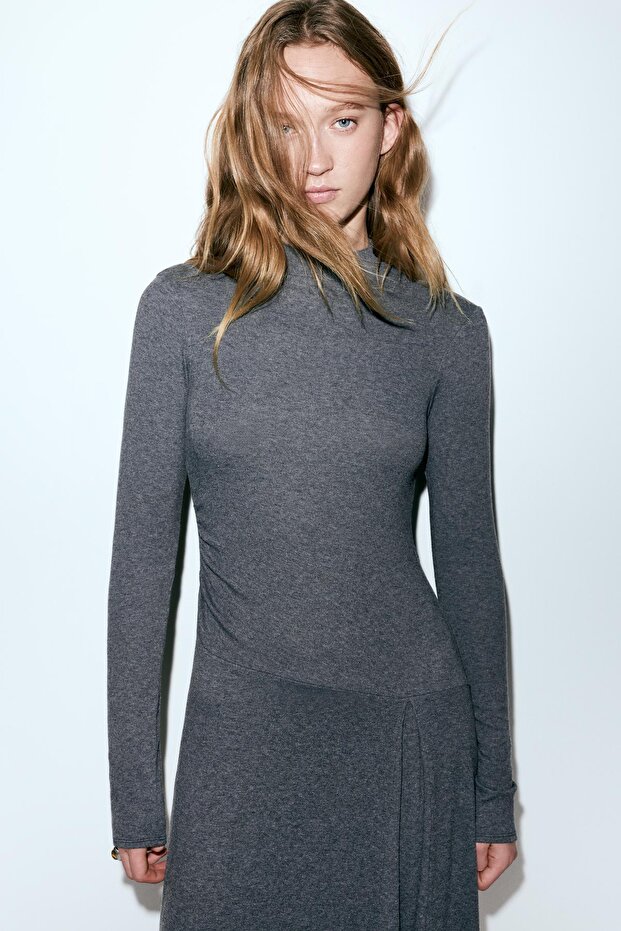 Soft touch kısa elbise - 5