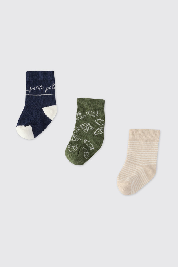 Baby Boy 3-Piece Socks