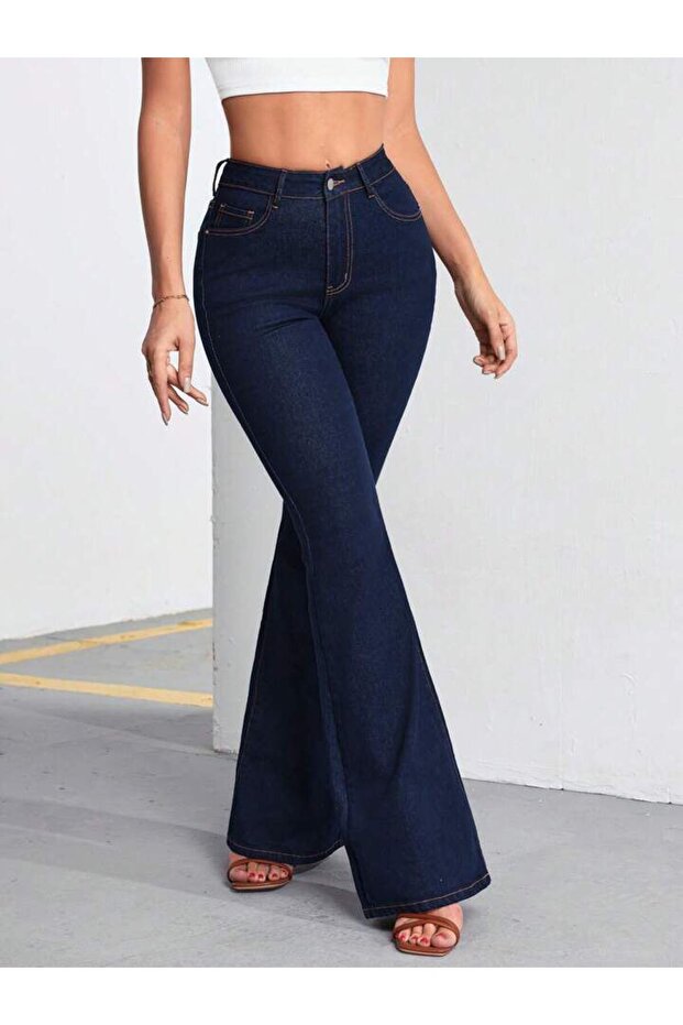 Spanish Leg High Waist Jean Pants