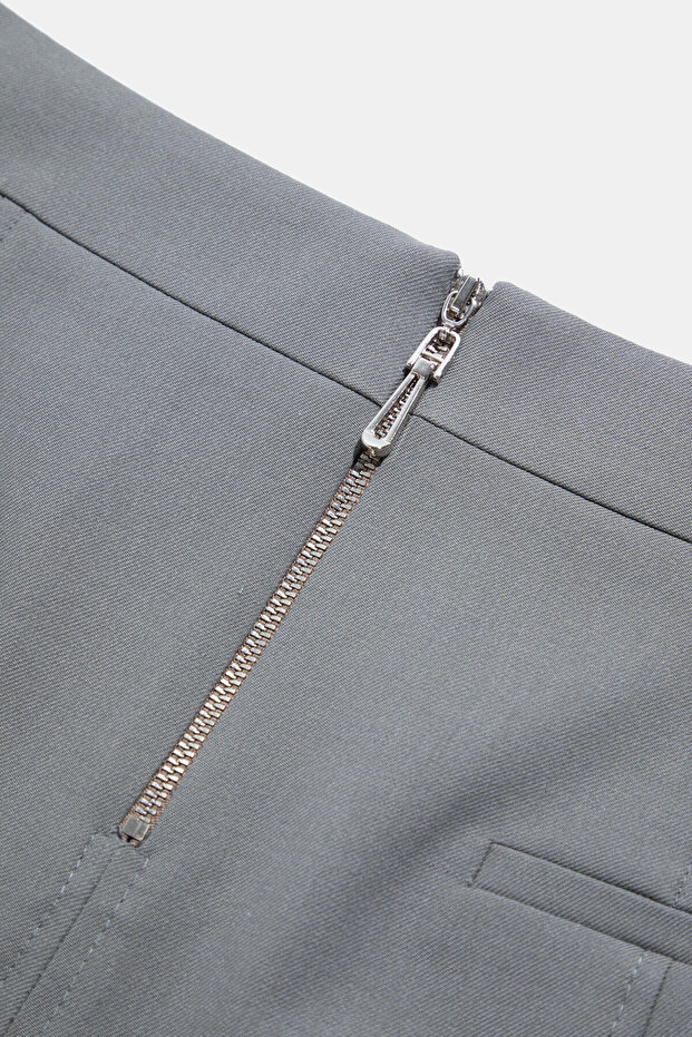 AÇIK HAKİ MİNİ ETEK - 3