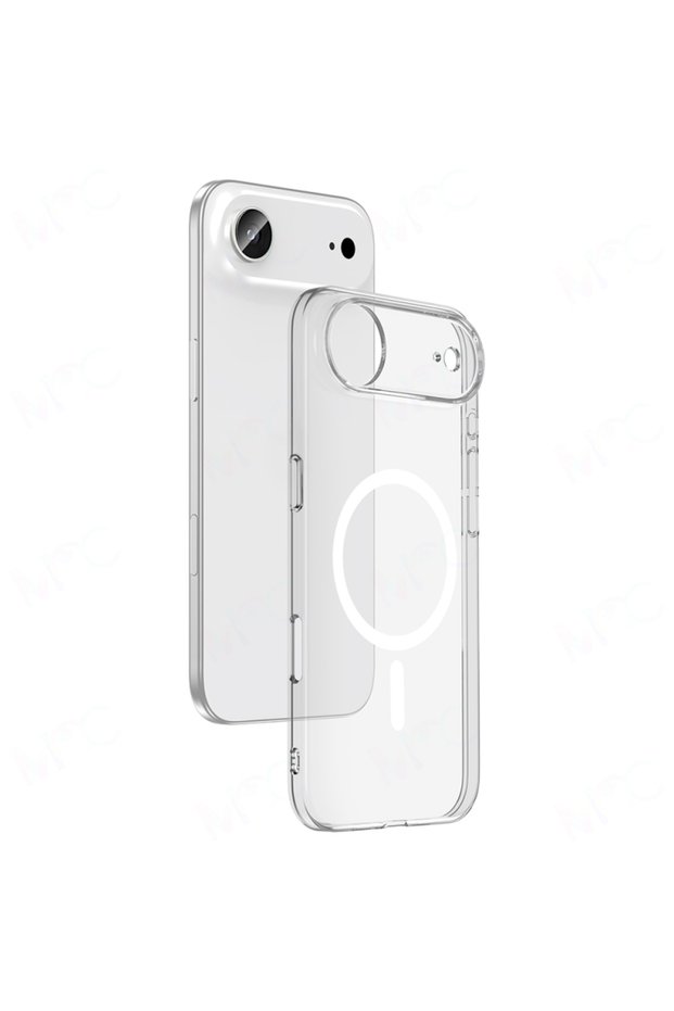 iPhone 17 Air Compatible Non-Yellowing Transparent Hard Cover with Magsafe Feature