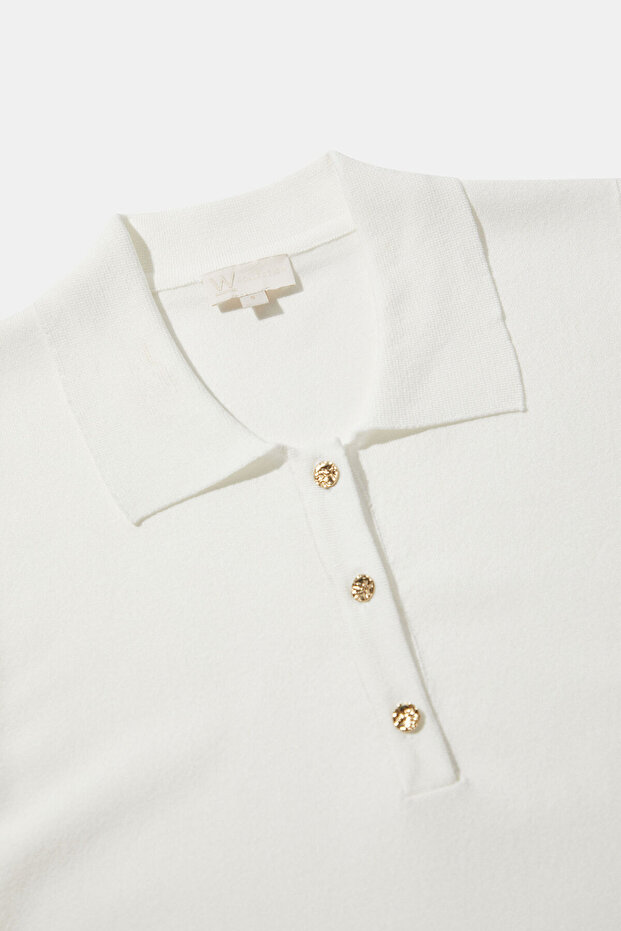 BEYAZ KOLSUZ TRİKO - 3