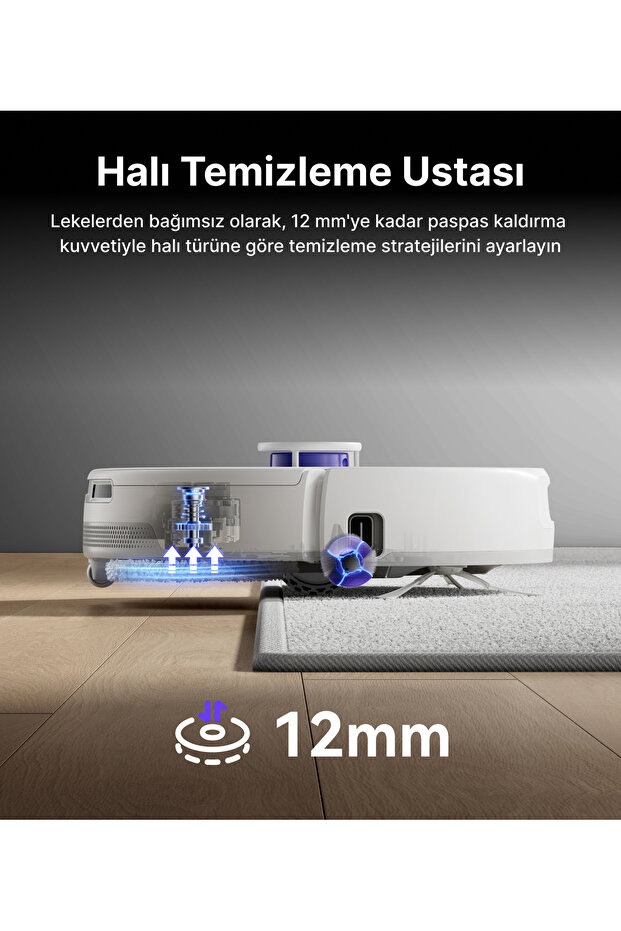 Freo Z10 Ultra Akıllı Robot Süpürge Gri,18.000PA Emiş Gücü - 8