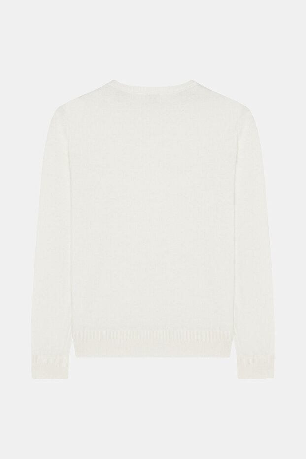 EKRU O YAKA TRİKO - 2