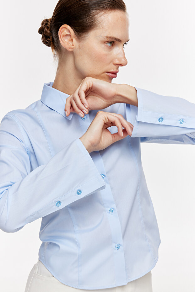 Vücuda Oturan Gömlek - 1