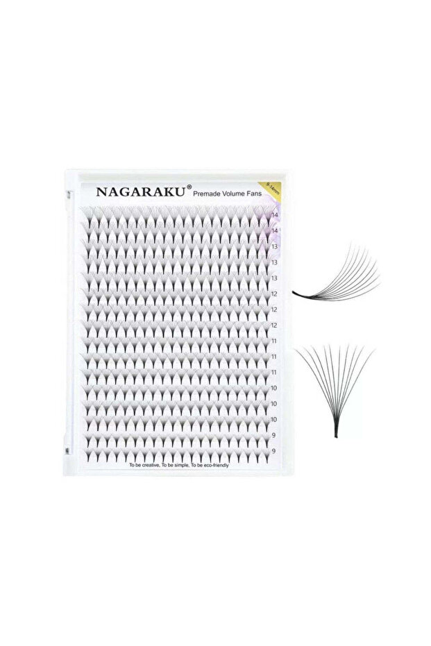 Premade Lash Extensions Mix C007-9D - 1