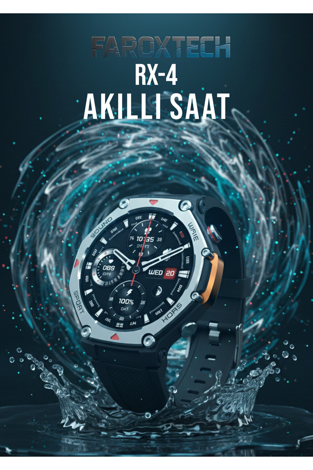 RX-4 Akıllı Saat – Android & iPhone Uyumlu - 1
