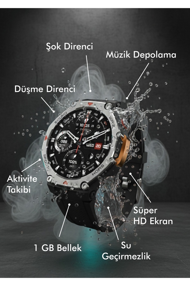 RX-4 Akıllı Saat – Android & iPhone Uyumlu - 2