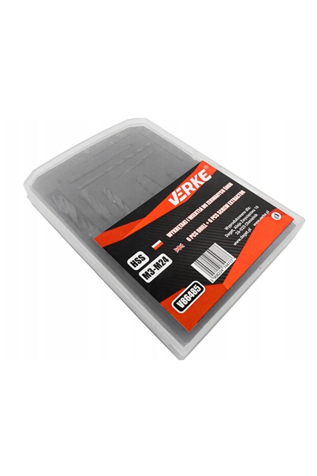 Complete kit for extracting broken screws, reverse thread extractor drills, - 2