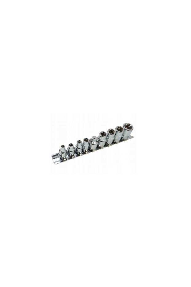 Torx key set 1/4 - 3/8 E5-E16 9 elements - 3