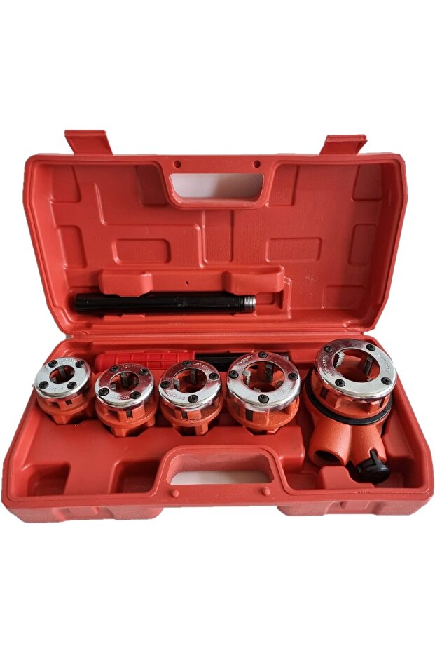 Pipe threading kit, 7 pieces, - 1
