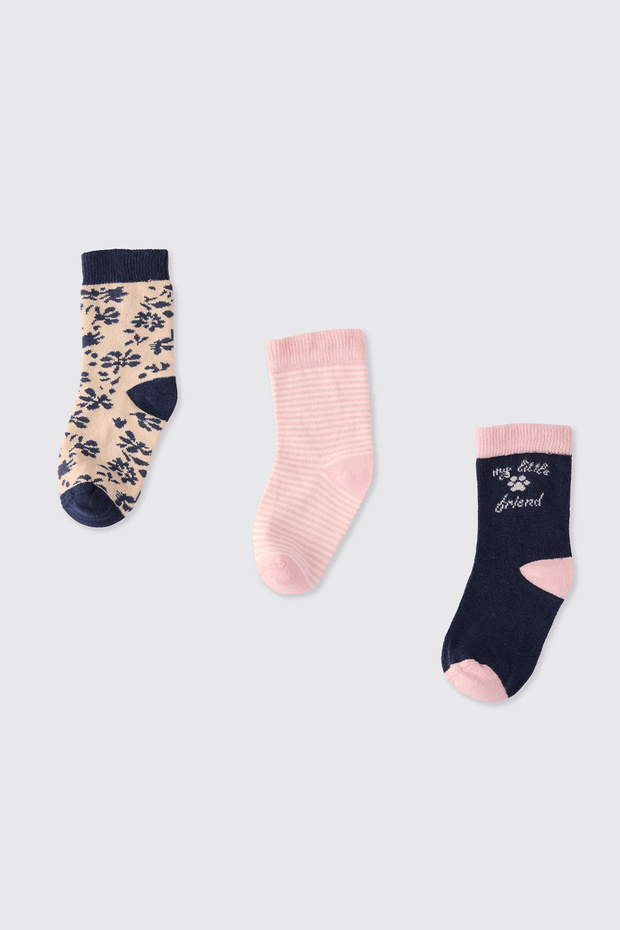 Girl's 3-Piece Sock Socks