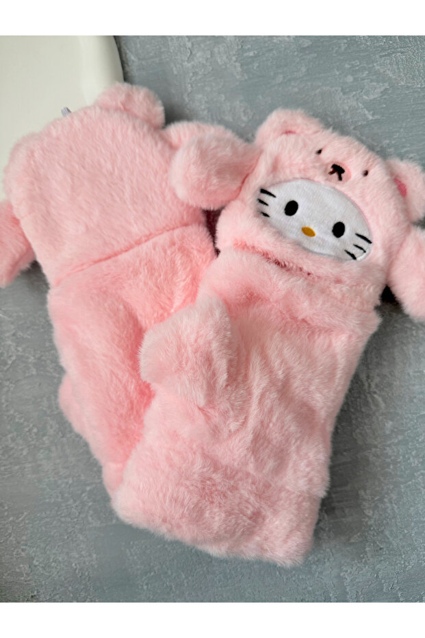 Hello Kitty Peluş Eldiven - 3