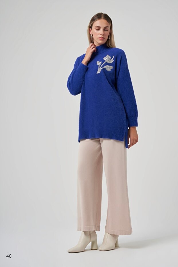 Angora Tunik Ön;80 Arka;85 cm - 1