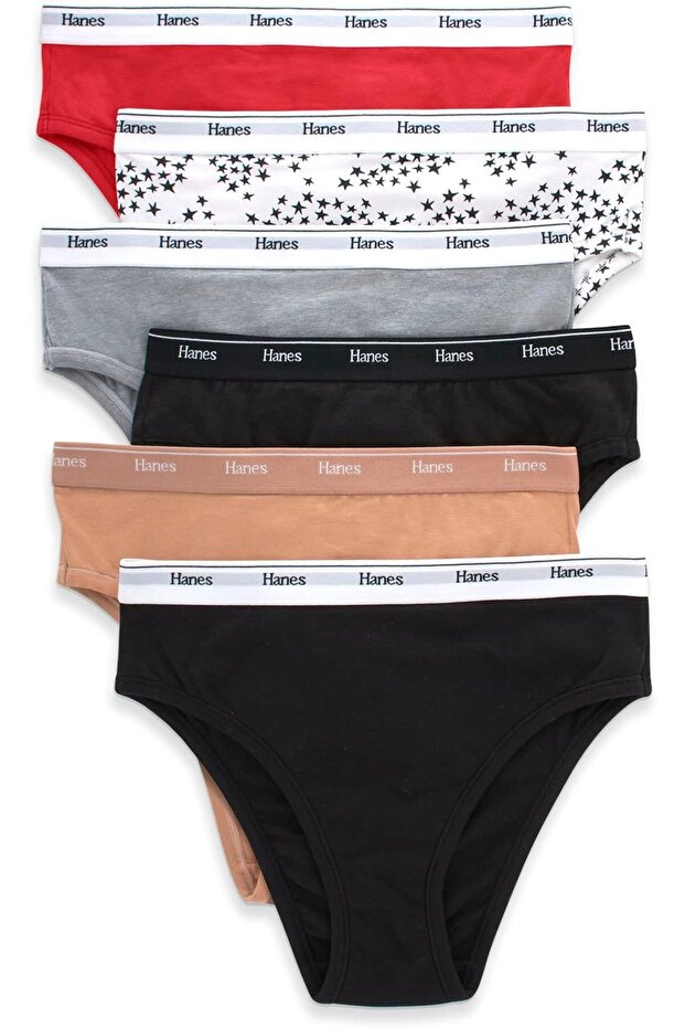 Originals Women's Hi-leg Panties, Stretch Cotton, 6-Pack