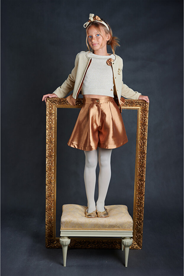 Girl Gold Jacket