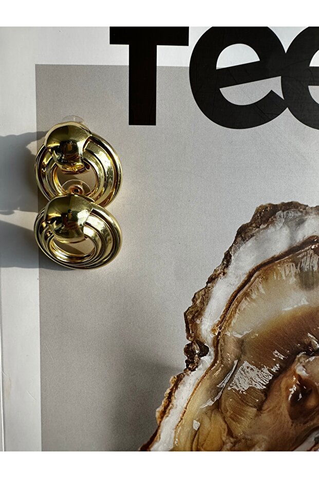 çelik lora küpe - 4