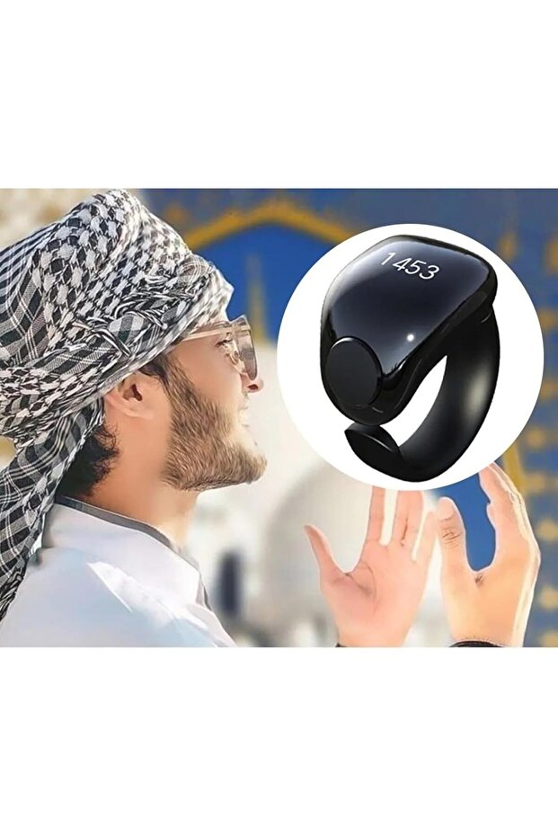 Smart Tasbih Zikr Ring (iTasbih Salam) Digital Tasbeeh Counter with OLED & App