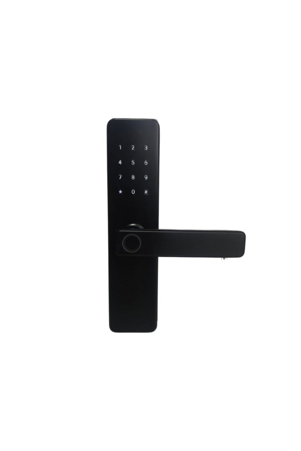 MACAO Smart Door Lock – TTLock – Black – Interior Doors – Code, Card, , Key