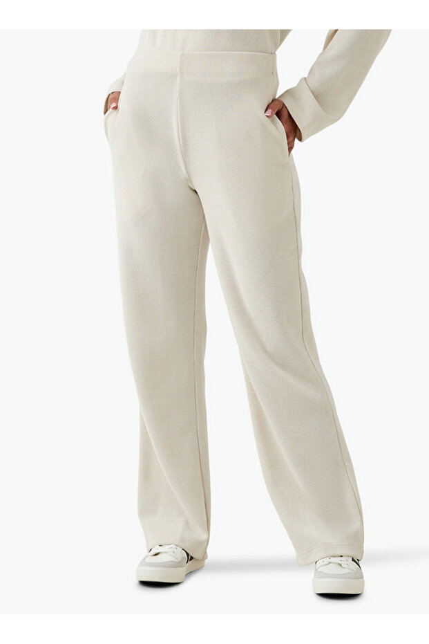 Regular Fit Flexi Waist Corduroy Ribbed Pants