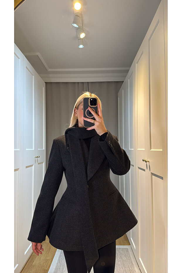 KAŞE BLAZER CEKET - 1