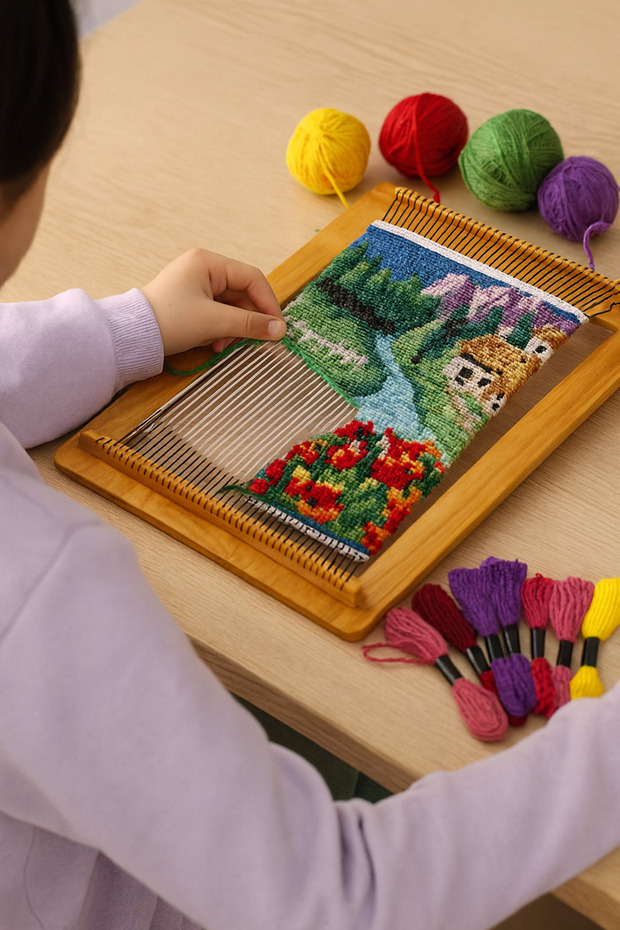 Mini Halı Dokuma Seti - 2