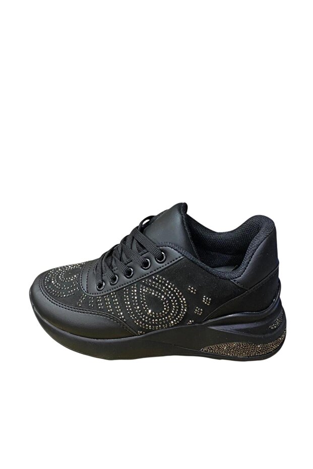 Women's Stone Lace-Up Sports Shoes