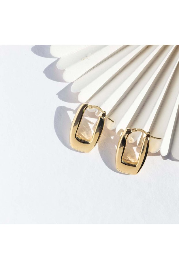 Cercei argint Frame Hoops