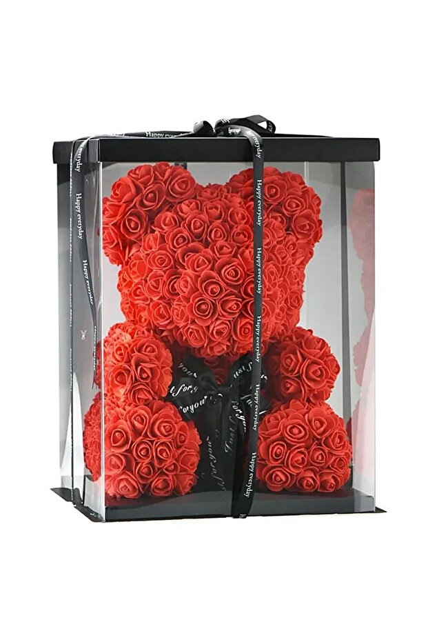 Red Roses Teddy (Artificial Foam Roses)