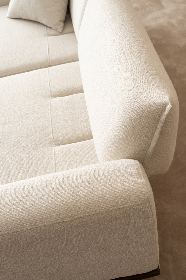 Sofia Üçlü Koltuk Kanepe Krem - 7