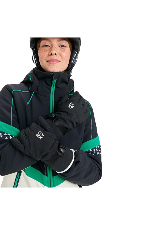 Jetty Solid Gloves Kadın Siyah Eldiven KADIN ELDİVEN ERJHN03267 - 1