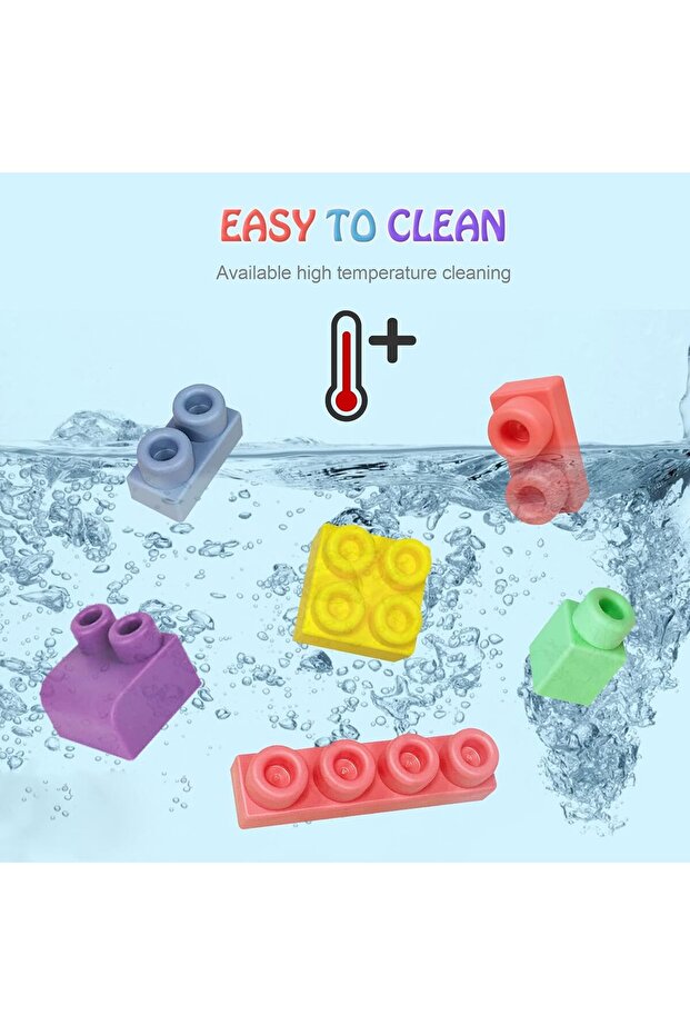 مكعبات بناء ناعمة للأطفال الصغار - 5